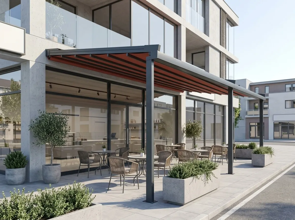 Otomatik pergola — İzmir projesi 1