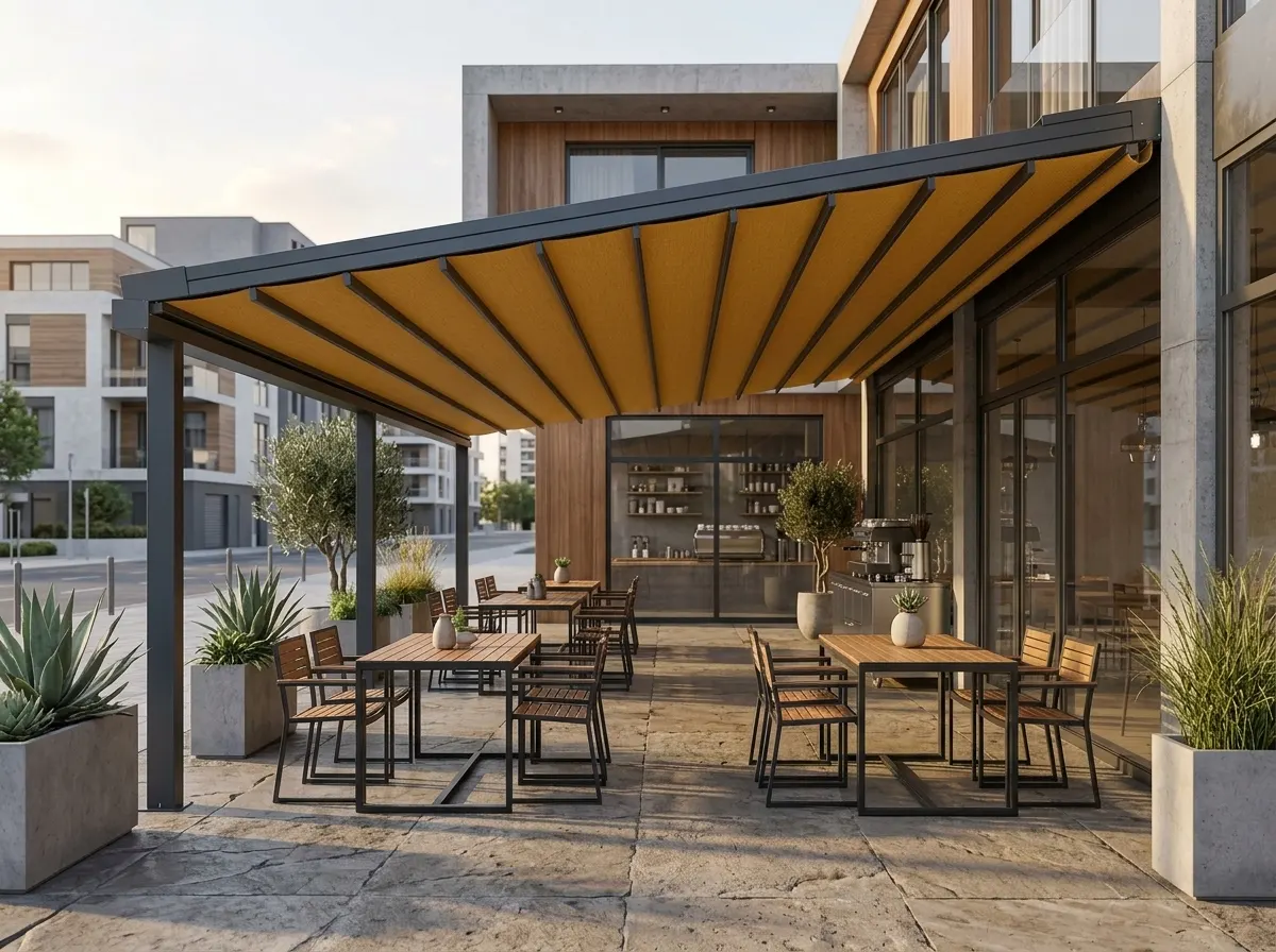 Otomatik pergola — İzmir projesi 2